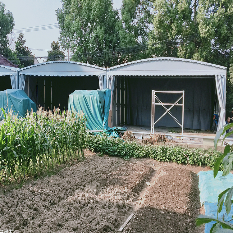 鑫建华可遮阳挡雨挡风活动仓库刀刮布防风帐篷送货上门