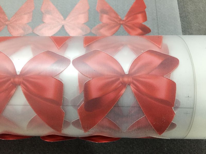 深圳uv彩白彩油透贴磨砂贴静电膜双面超透膜双透贴uv打印制作加工汇美