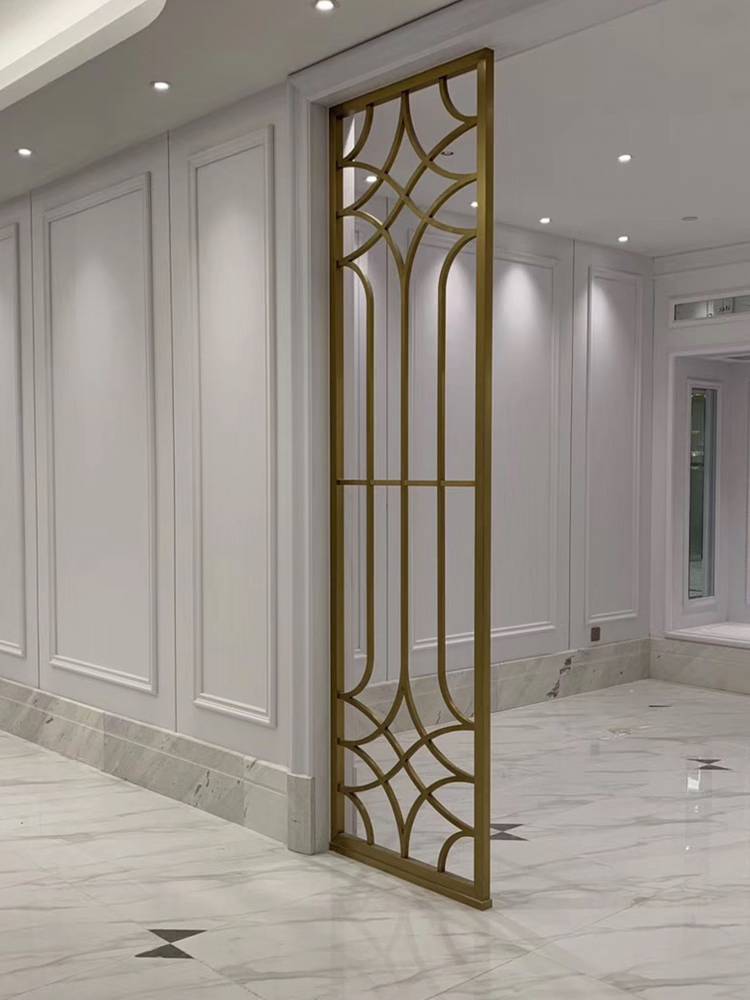 广州不锈钢平板激光金属装饰线条玫瑰金天花板包边不锈钢背景画装饰