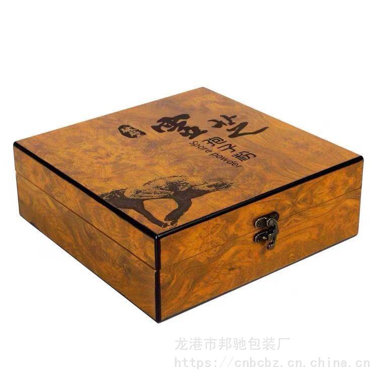 福鼎白茶木盒 温州木盒包装厂 铁皮石斛礼品盒