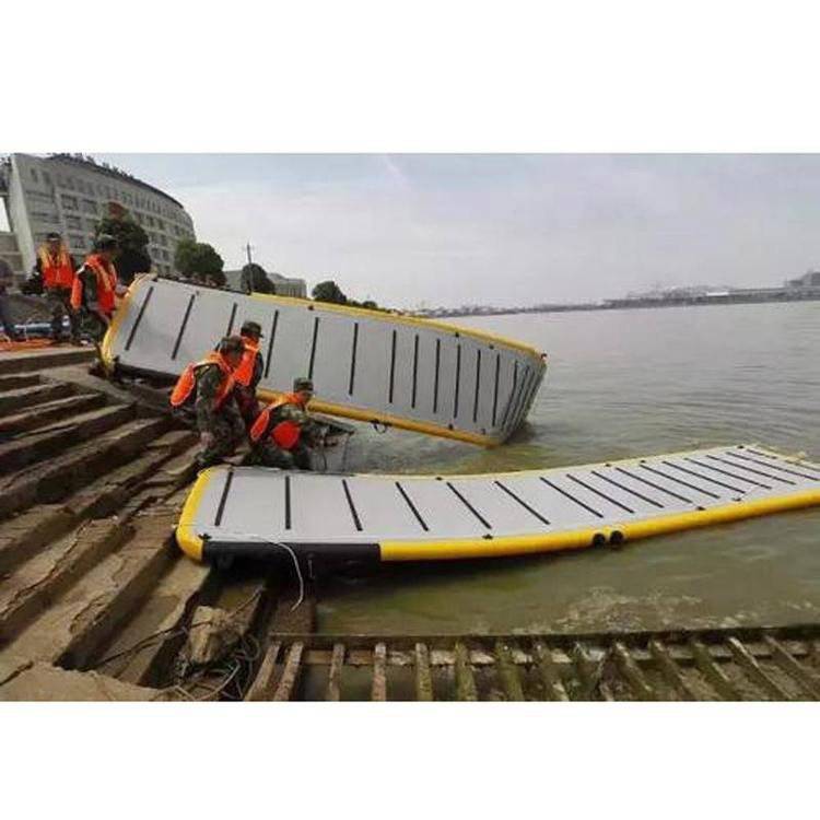 【充气式水面救援平台水上扩展平台消防救援浮桥】价格_厂家-中国供应