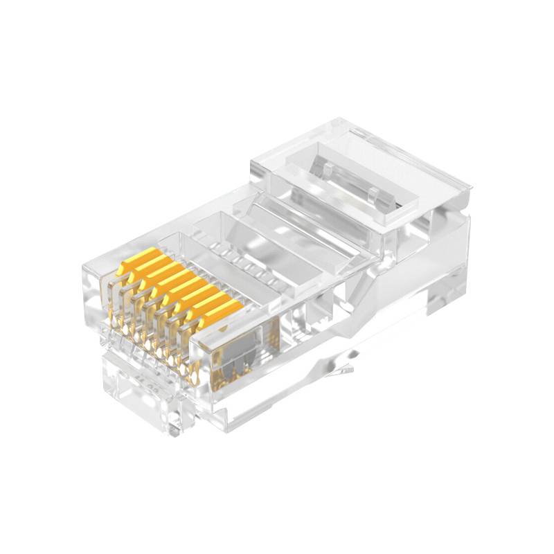 海康威视ds1m6ua监控工程六类水晶头rj45接头配件图片