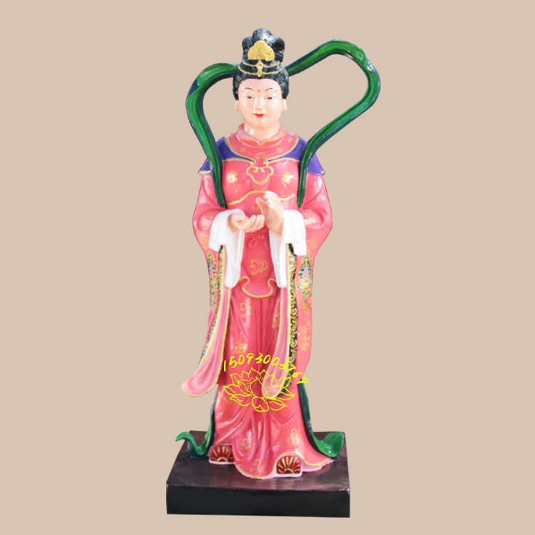 七仙女董永故事七仙女佛像生产厂家彩绘七姐妹佛像玉皇宫神像摆件