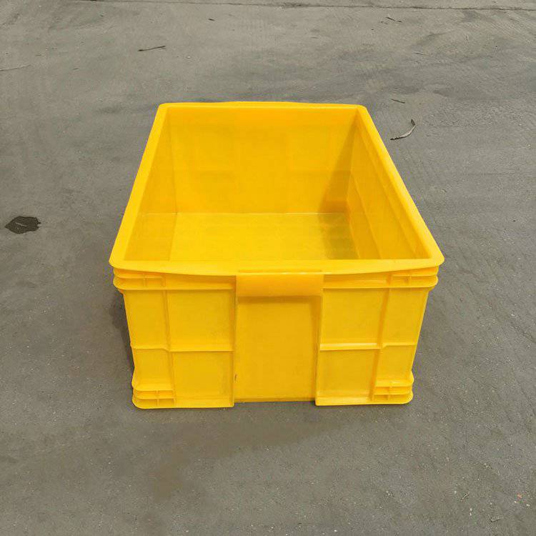 工业黄色塑料周转箱 工具箱 五金收纳盒 加厚仓储箱