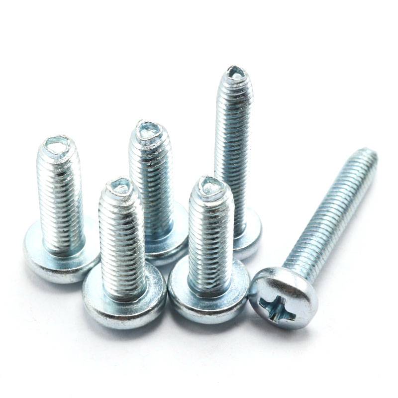 十字盘头三角牙自攻螺丝加硬盘头三角牙自攻锁紧螺钉gb6560m3m6