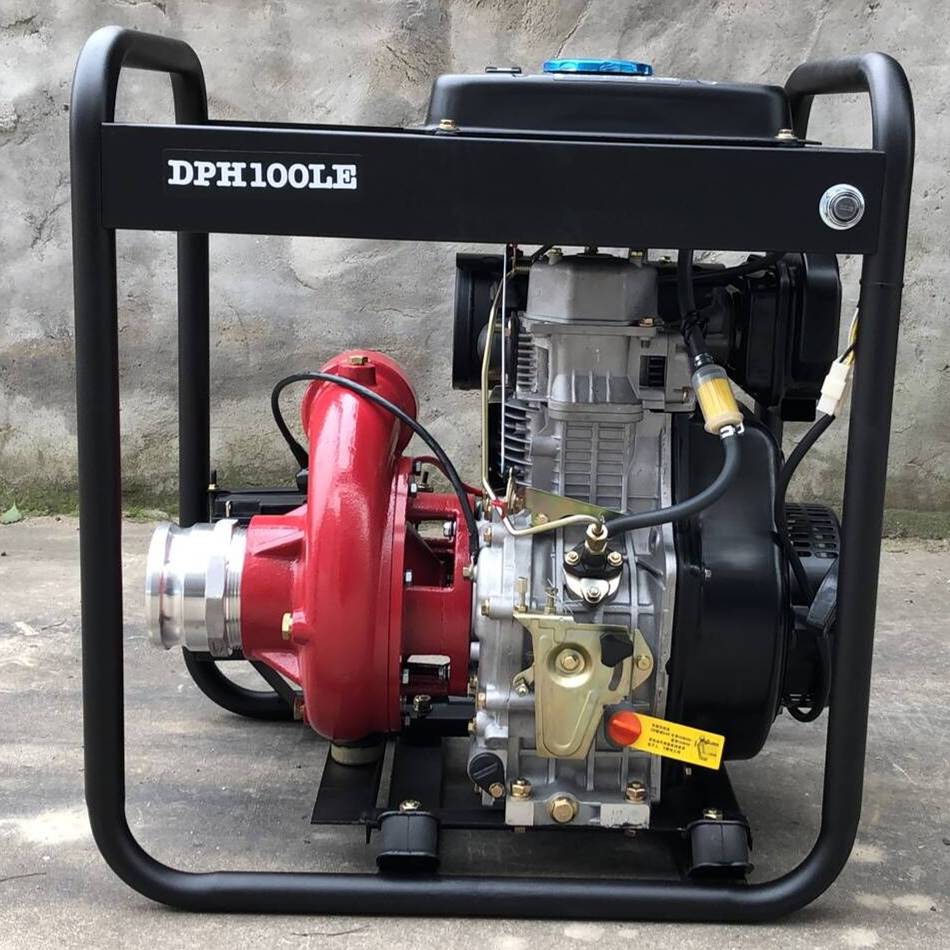 大雷柴油3寸高压水泵高扬程192f柴油机铸铁泵90米扬程