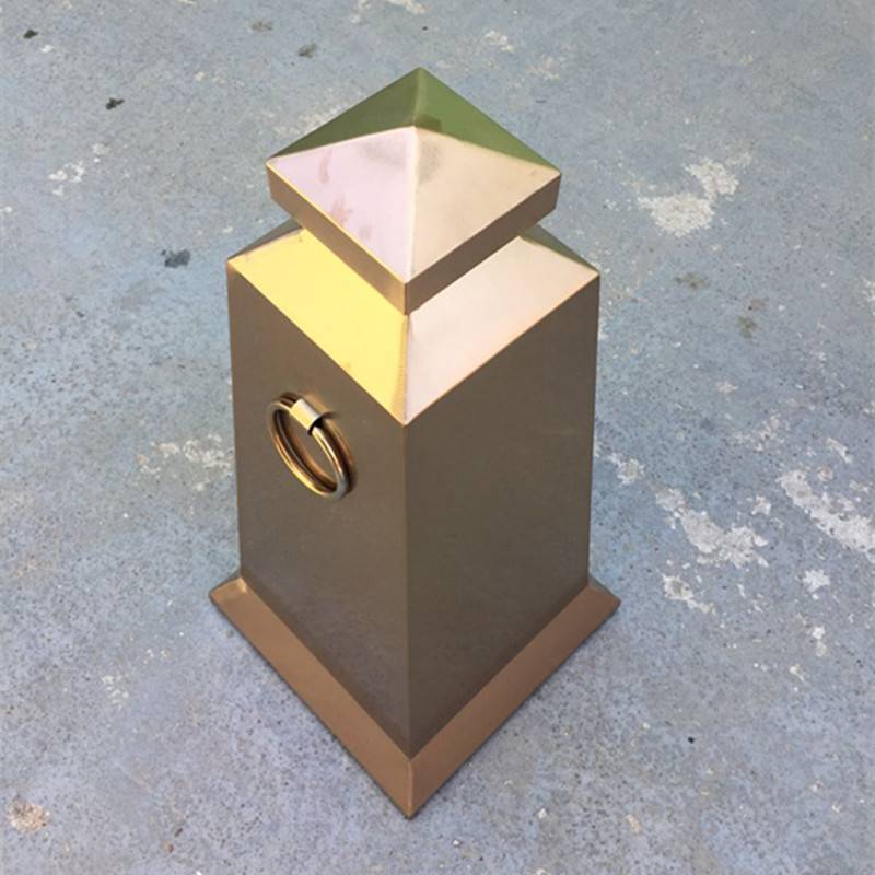 不锈钢圆头路锥路障反光锥物业配套停车场金属请勿泊车警示牌