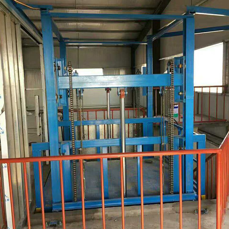 天城重工液压升降平台液压货梯导轨式升降货梯