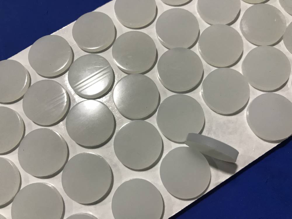 实力商家124环保透明水晶硅胶垫3m自粘硅胶垫柜台防滑防撞软胶垫价格