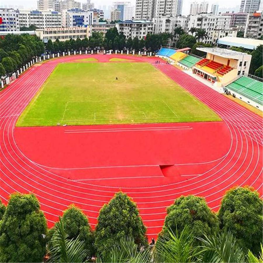 沈阳田径运动场跑道小区公园步道塑胶跑道材料公司