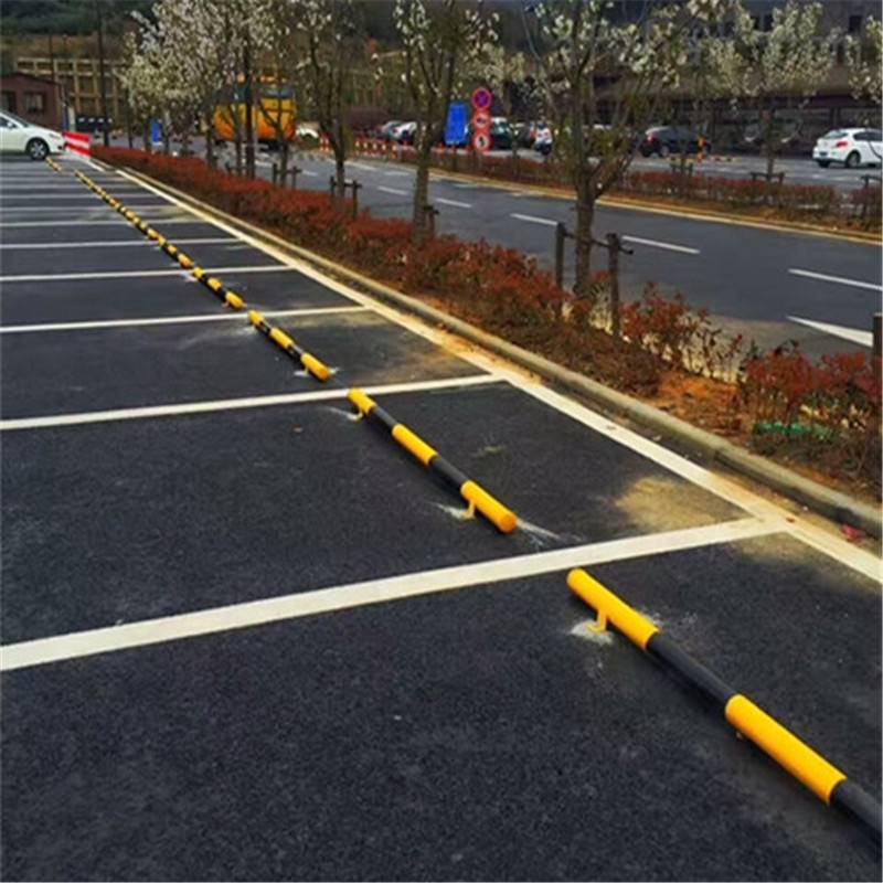钢管挡车器停车场车库挡车杆定位杆停车位u型护栏防撞限位器