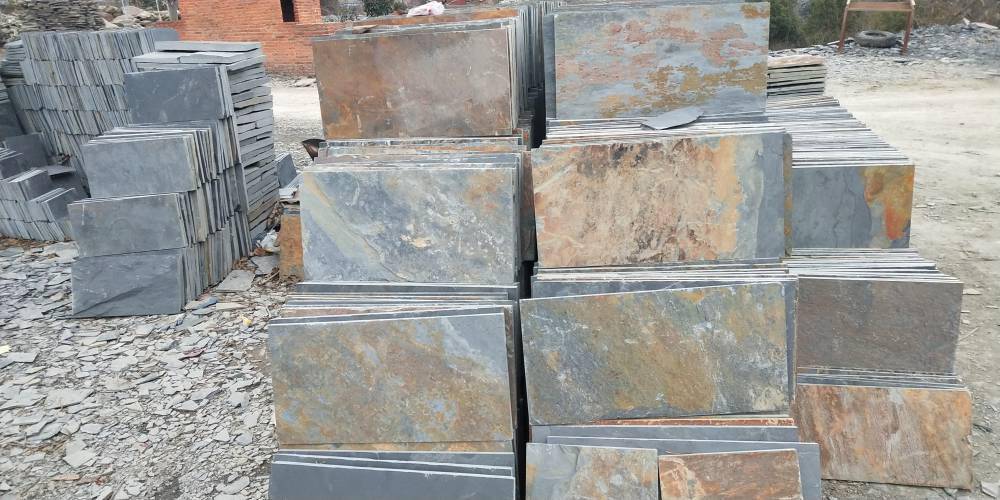 黑色板青石板青石板页岩黑板岩