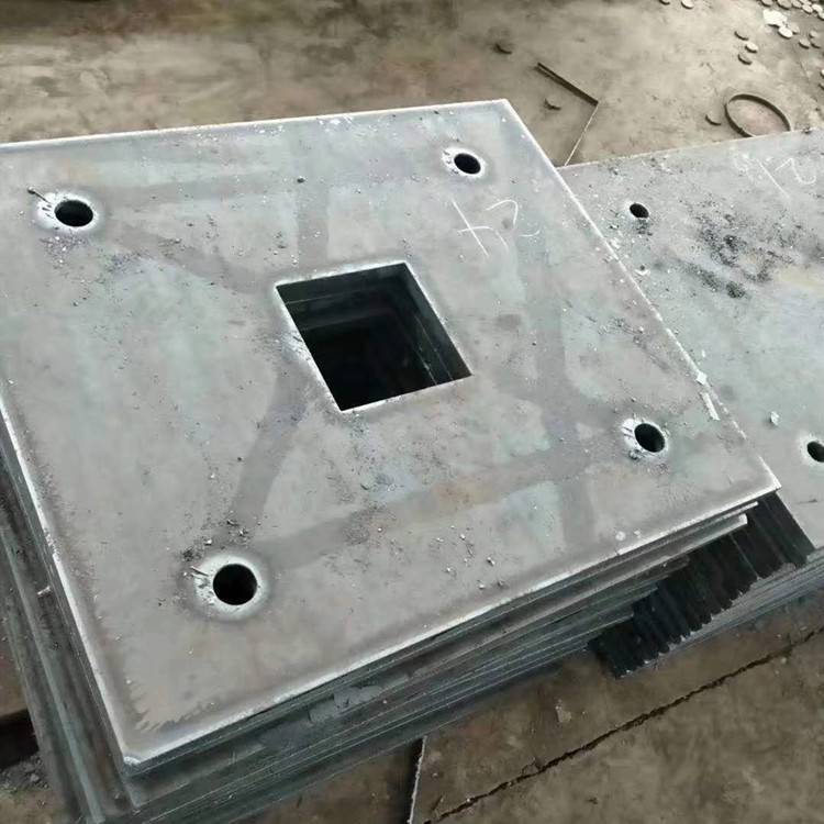 陕西西安监控杆预埋件来图加工钢筋地脚笼预埋件地脚螺栓配件