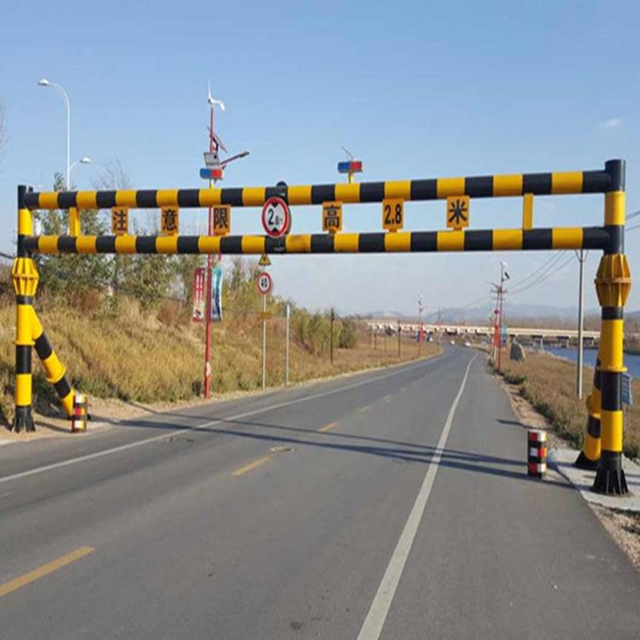 公路固定式限高架道路龙门架铁路护桥涵洞防护限高杆