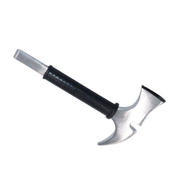 野营尖头锤斧消防腰斧户外野营斧头火场救援逃生斧应急救生破拆斧