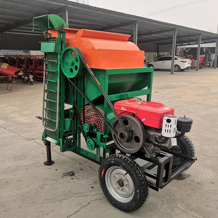 摔花生机手扶拖拉机牵引式花生摘果机