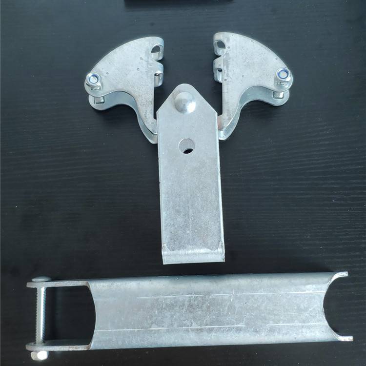 昊牧自锁式单双开牛颈枷配件加工牛颈夹配件五件套组装图纸支持定制