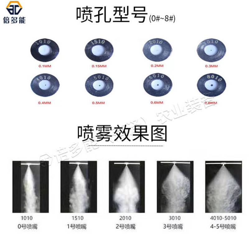 高压雾化喷头 造雾喷头组合 养殖加湿消毒