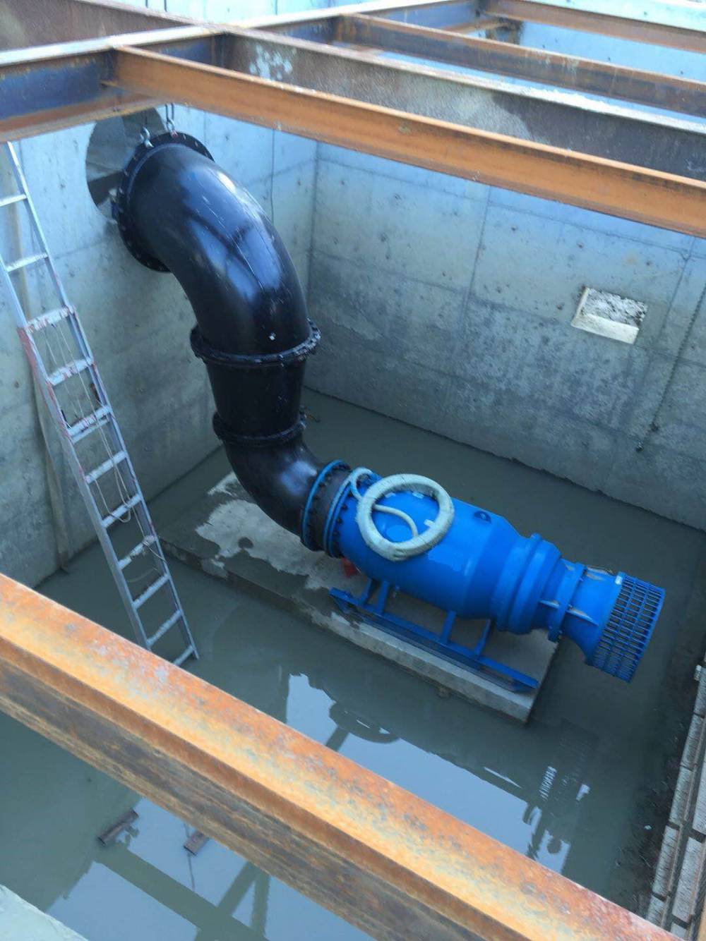 游乐场用冲浪大流量水泵大流量潜水轴流泵利君泵业