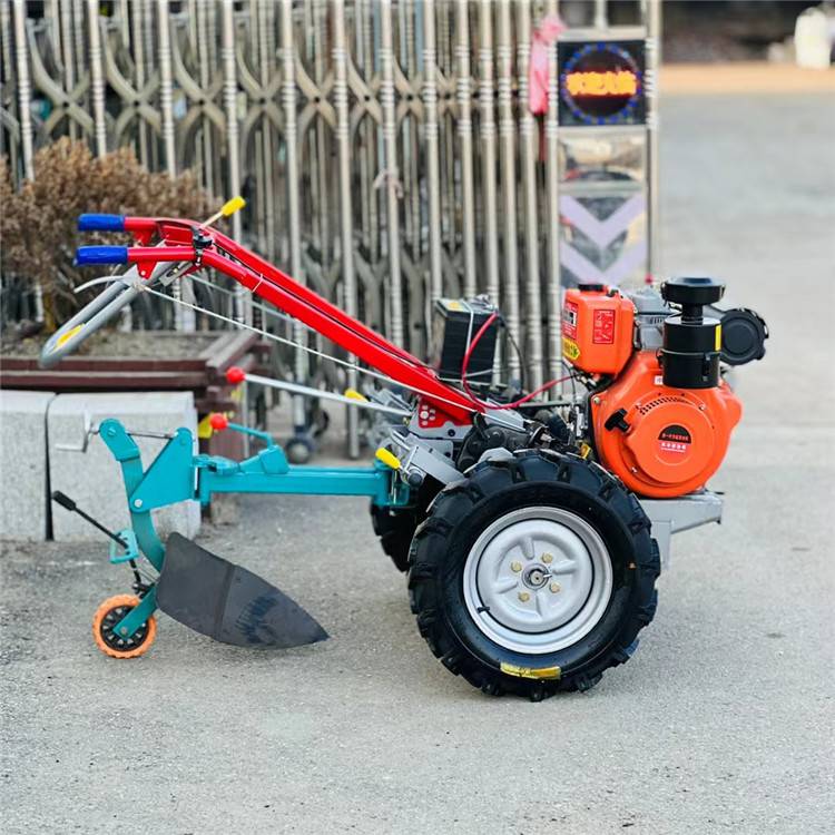 【独轮微耕机 8马力柴油链轨趟地机 新晨小型开沟追肥机】价格_厂家