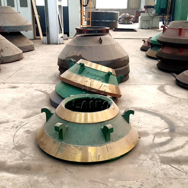 圆锥破碎机配件定制锰18铬2调制动锥衬板铜套碗形轴承