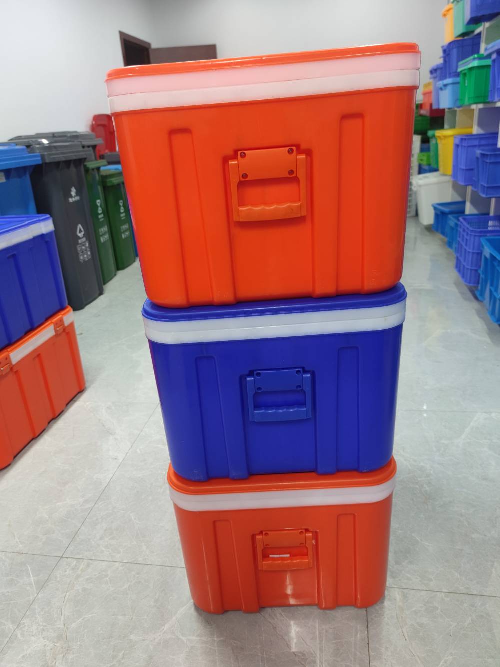 65l食品级冷藏箱户外快餐外卖箱pp车载家用冷藏箱商用外卖大号保温箱