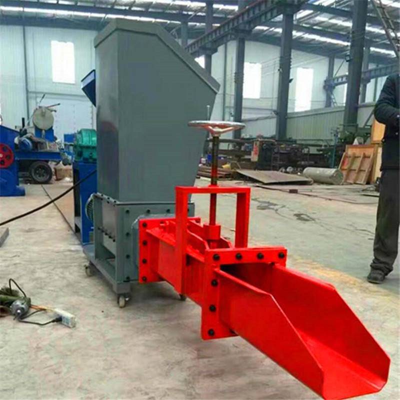 移动车载冷压机 卧式双轴聚乙烯减容机展开产品用途泡沫压缩成块生产