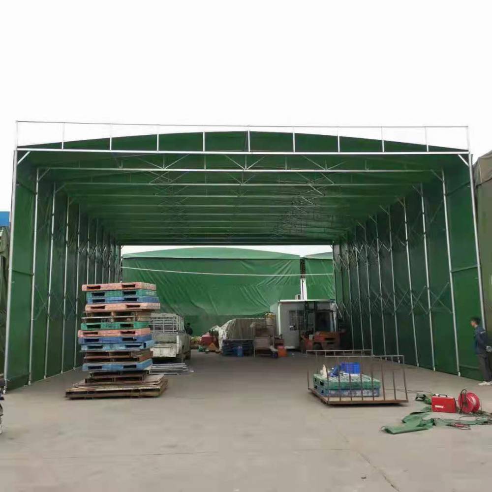 大型推拉雨棚活动棚物流仓储棚