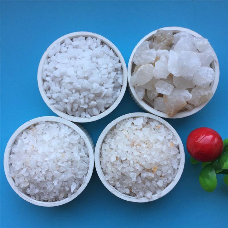 石英砂滤料万竹矿业水处理石英砂含硅量98以上黄白色厂家直供