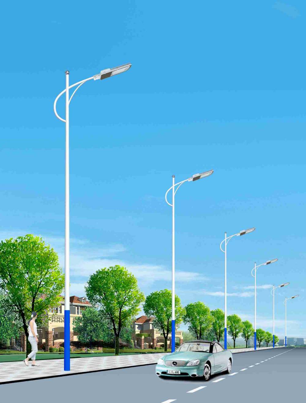 5米太阳能路灯价格 LED路灯生产厂家 江苏斯美尔光电集团