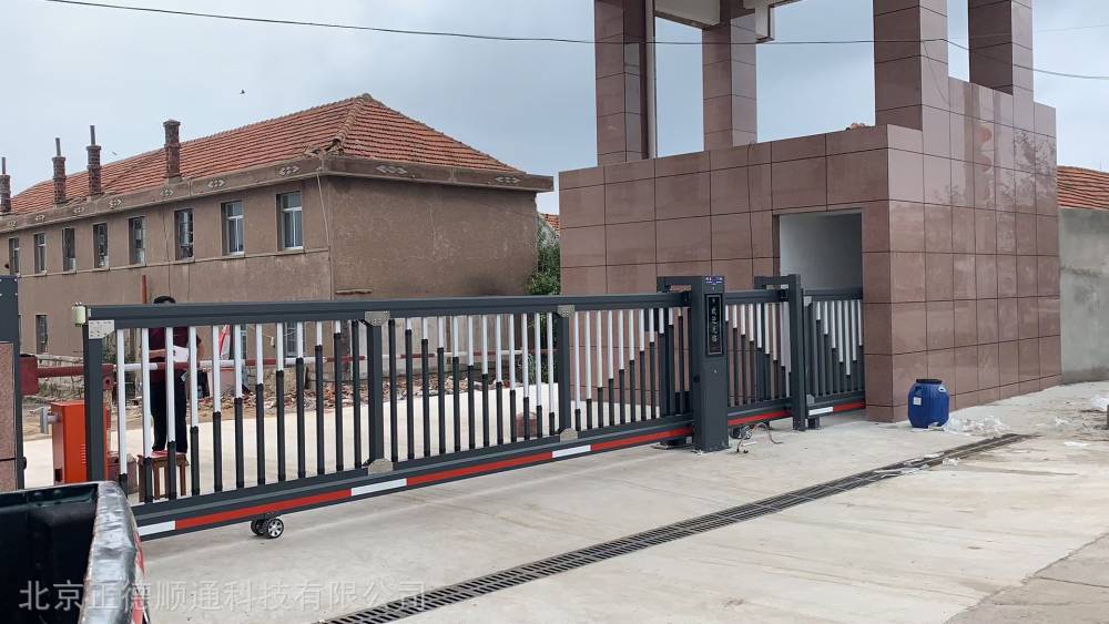 正德无轨铝合金平移门工厂电动伸缩门遥控自动直线门单位学校工业大门