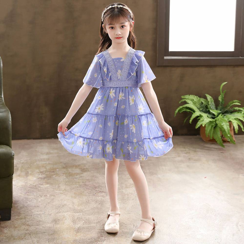 浙江服装批发市场杭州童装连衣裙夏季义乌小商品城服装