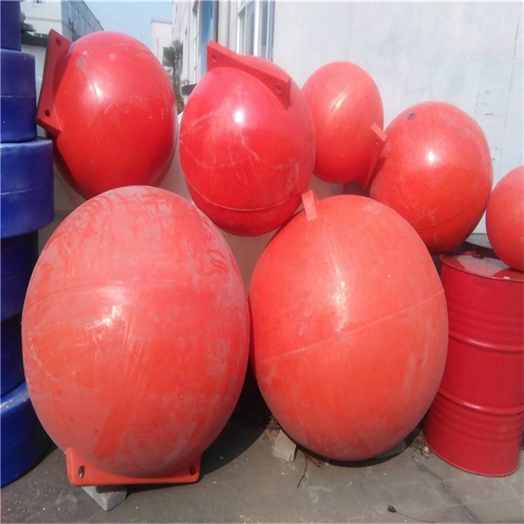 滚塑塑料浮体水库养殖浮筒直径50公分pe浮球水滴式浮球