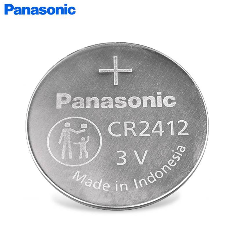panasonic松下cr2412纽扣电池3v锂电池工业装包装全新原装优速图片