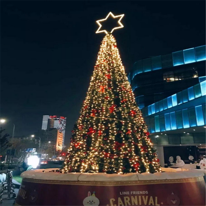 网红圣诞树出租灯光展出租售声音邮局租赁金优文化