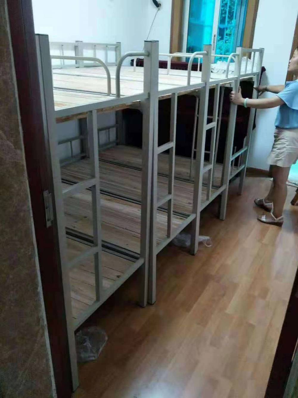 桂林阳朔双层铁床SF双层工地床来样定做