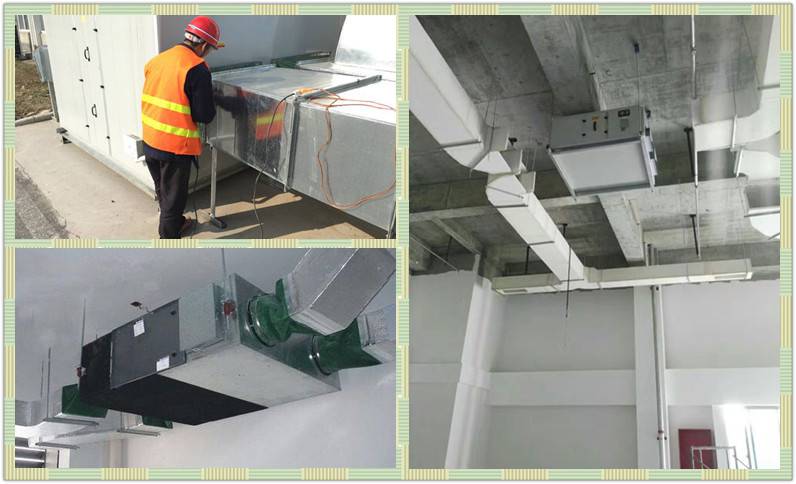 客户安装调试现场全热交换器打包发货全热交换器车间生产现场实拍全热