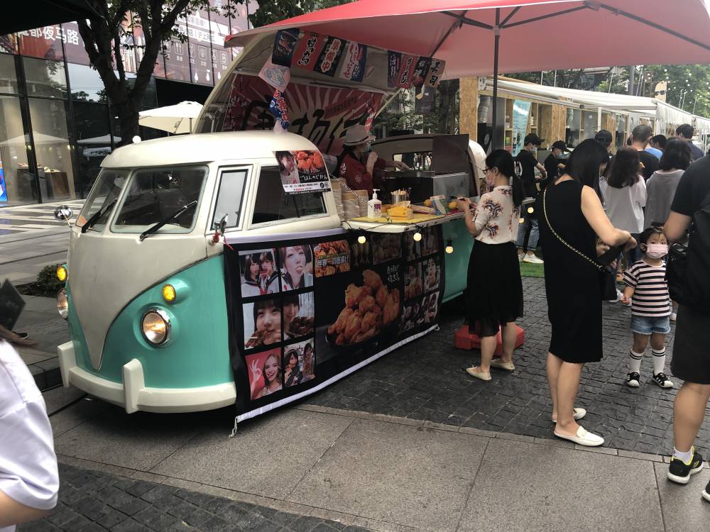 大众t1餐车租赁上海杭州宁波苏州出租婚庆拍摄夜市摆摊景区摄影企业