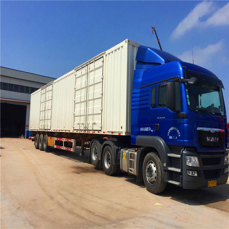 10米厢式半挂车高强度钢板轻量化设计十米厢式半挂车