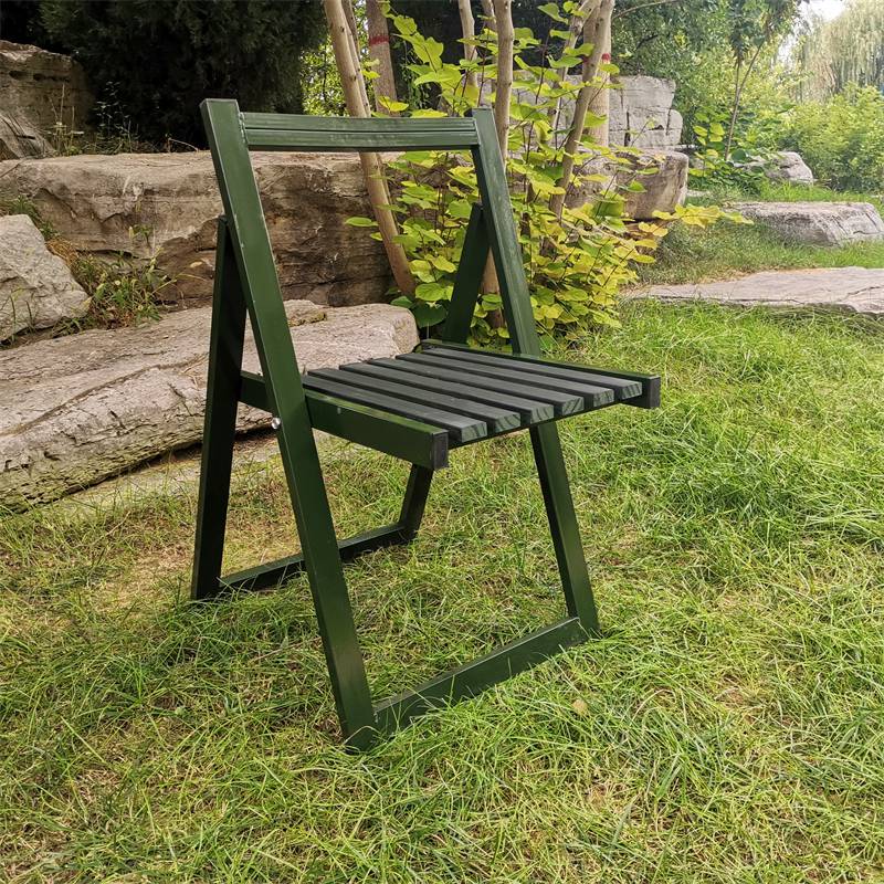 山东哪里有钢木折叠椅 折叠钢木椅批发 庭院纳凉折叠凳