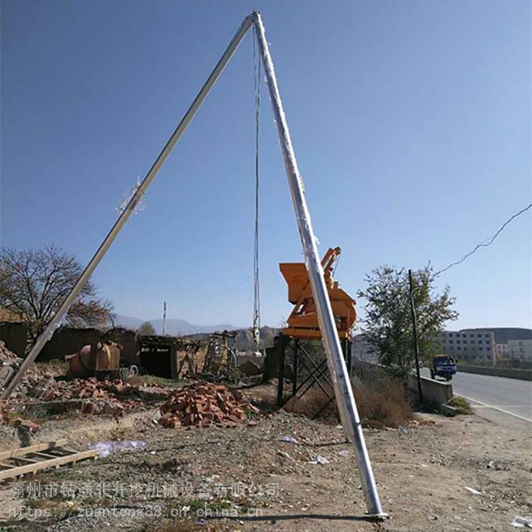 贵阳销售铝合金三角抱杆三角拔杆生产厂家人字形抱杆钻通电力