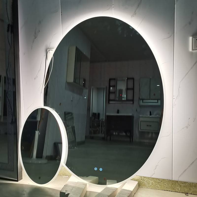 酒店led灯镜宾馆卫生间智能镜磨砂灯镜洗浴间大镜子浴室镜