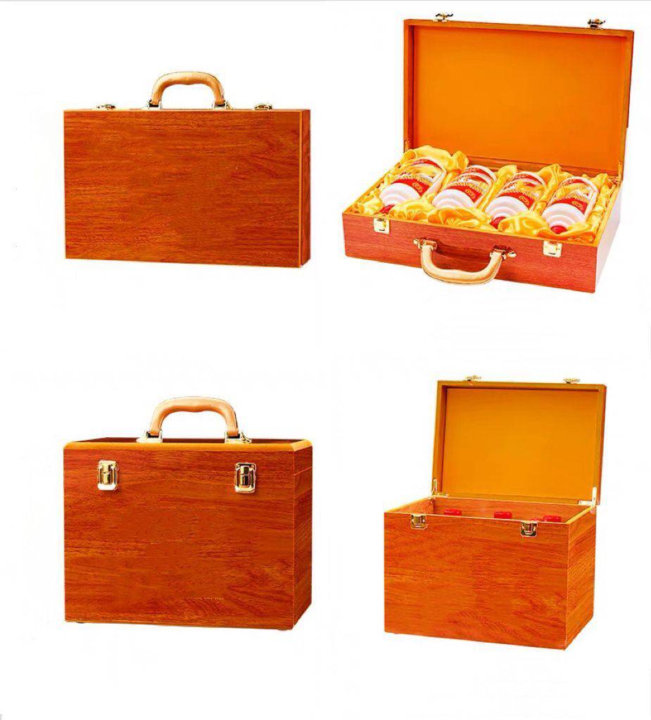 皮盒包装厂家 红酒皮盒定做 礼酒木盒包装 葡萄酒木盒 浙江省茅台酒