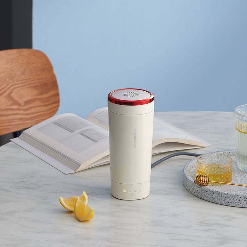 摩飞便携式烧水杯mr6060旅行出差电热水杯保温烧水杯