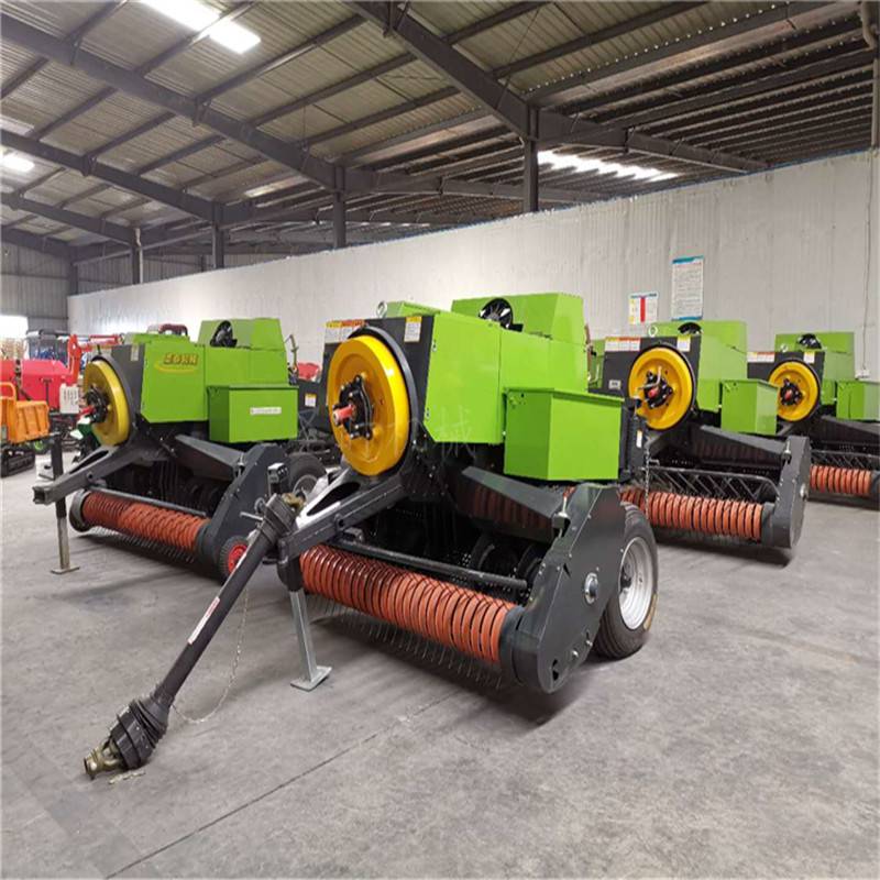 全自动方捆打捆机牧草打包机粉碎打捆一体机