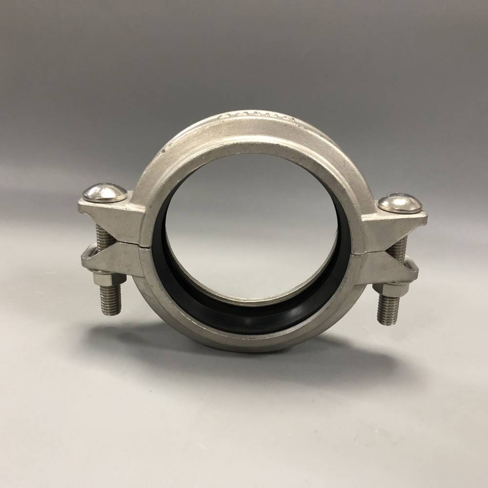 沟槽拷贝林管件不锈钢拷贝林304卡箍dn50