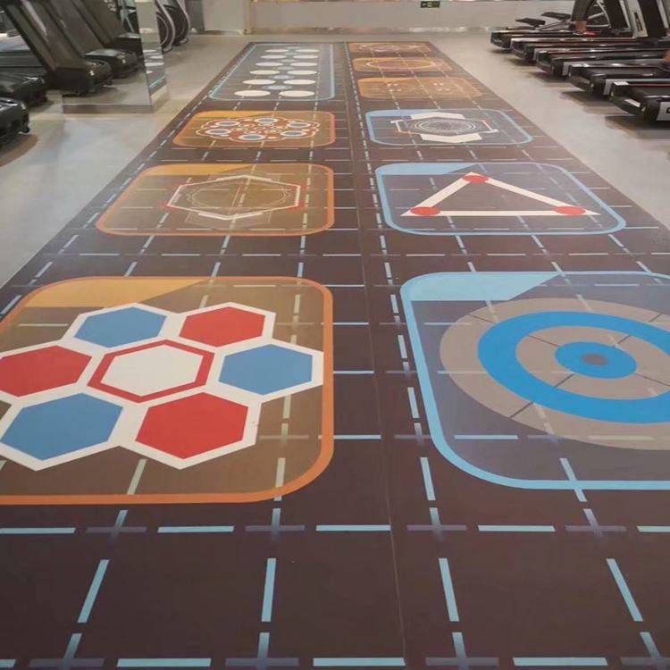 邵阳 室内篮球场地板 有方向同质透心塑胶地板 厂家