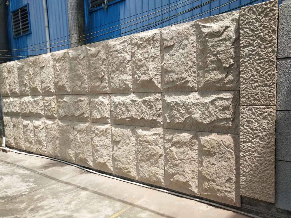 广东pu轻质仿真石皮背景墙厂家批发蘑菇石材全国发货