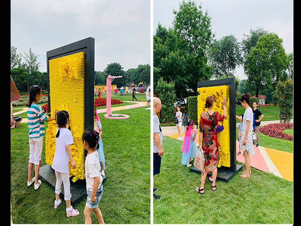 景区三维人体打印机厂家大型互动针雕网红人体打印机