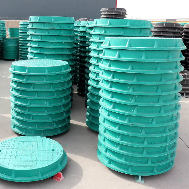 高分子复合树脂井盖塑料井盖玻璃钢井盖d700草坪井